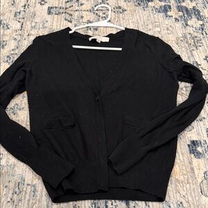 LOFT Black Women's Cardigan Sweater